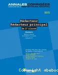 Rédacteur - rédacteur principal de 2e classe