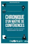 Chronique d'un maître de conférences