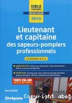 Lieutenant et capitaine des sapeurs-pompiers professionnels