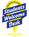 Students welcome desk